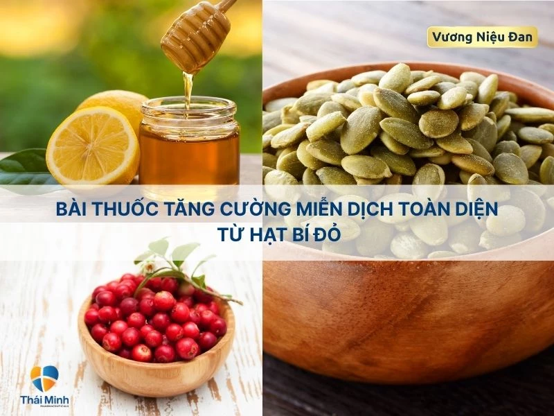 Tăng cường hệ miễn dịch với hạt bí đỏ